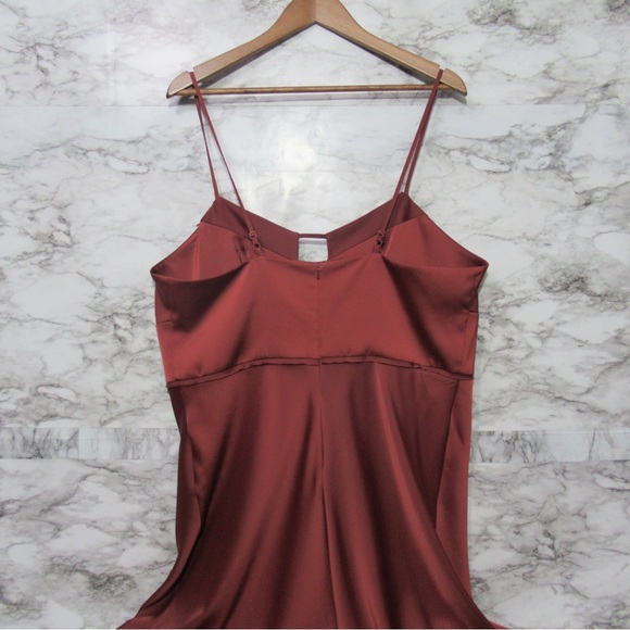 By Anthropologie Corset Slip Dress Size 16 W - Picture 4 of 17